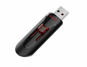 - SanDisk USB3.1 Gen.1 Cruzer Glide 32GB Black-Red (SDCZ600-032G-G35) 3