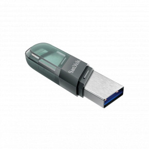 - SanDisk USB 3.1 Gen. 1 iXpand Flip 64GB USB/Lightning Grey (SDIX90N-064G-GN6NK) 3