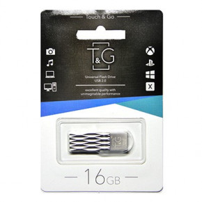  USB 16GB T&G 103 Metal Series Silver (TG103-16G)