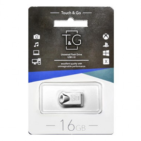  USB 16GB T&G 106 Metal Series Silver (TG106-16G)