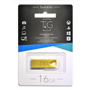  USB 16GB T&G 117 Metal Series Gold (TG117GD-16G)