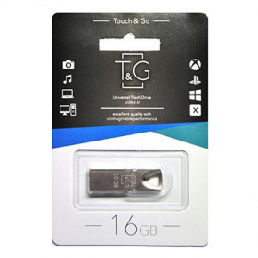  USB 16GB T&G 117 Metal Series Silver (TG117SL-16G)