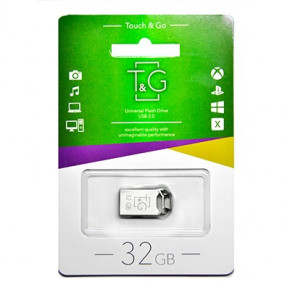   USB 32GB T&G 110 Metal Series Silver (TG110-32G) (0)