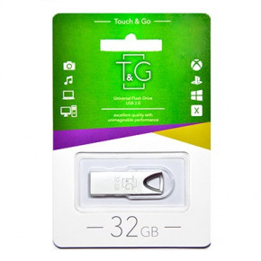  USB 32GB T&G 117 Metal Series Silver (TG117SL-32G)