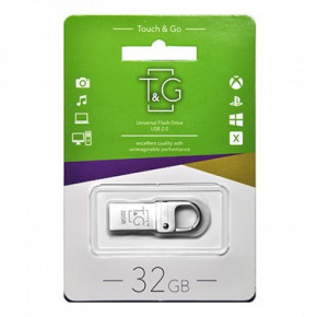  USB T&G 32GB Metal series Silver (TG027-32G)