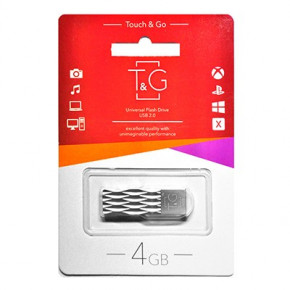  USB 4GB T&G 103 Metal Series Silver (TG103-4G)