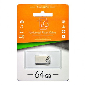 - 64GB T&G 109 Metal Series Silver (TG109-64G)