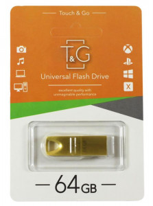 - 64GB T&G 117 Metal Series Gold (TG117GD-64G)