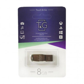 - 8GB T&G 100 Metal Series Silver (TG100-8G)