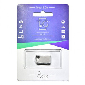  USB 8GB T&G 109 Metal Series Silver (TG109-8G)