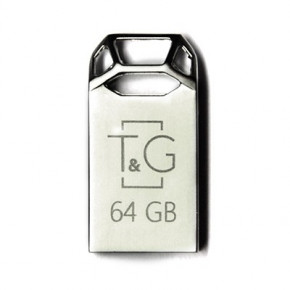  USB 2.0 64GB T&G 110 Metal Series Silver (TG110-64G)