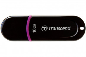 USB Flash Transcend JetFlash 300 16Gb Black #I/S