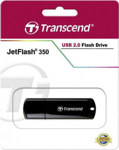 USB Flash Transcend JetFlash 350 16Gb Black #I/S 3