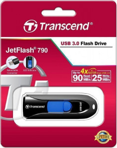 USB Flash Transcend JetFlash 790 USB 3.0 16Gb Black #I/S 3