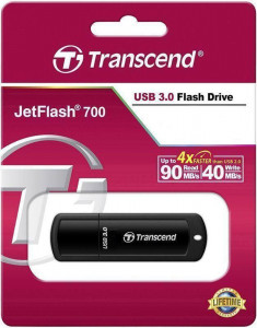 USB Flash Transcend JetFlash 700 USB 3.0 128Gb Black #I/S 3