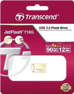 USB Flash Transcend JetFlash 710 USB 3.0 32Gb Gold #I/S 4