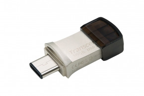  USB 3.1 32GB Type-C Transcend JetFlash 890S Silver (TS32GJF890S)