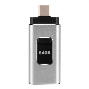   64Gb USB Type A + Type C + Lightning FD64