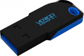 USB Flash Verico Keeper USB 3.1 16 Gb Black Blue #I/S