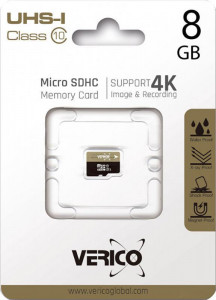   Verico microSDHC/SDXC Class 10 UHS-I 8 Gb #I/S 3