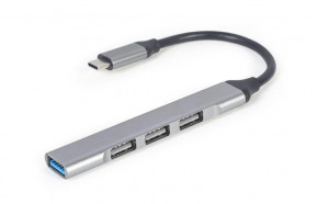  USB Type-C Cablexpert  1xUSB3.1, 3xUSB2.0, , Grey (UHB-CM-U3P1U2P3-02)