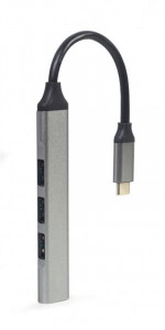  USB Type-C Cablexpert  1xUSB3.1, 3xUSB2.0, , Grey (UHB-CM-U3P1U2P3-02) 3