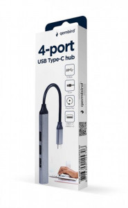  USB Type-C Cablexpert  1xUSB3.1, 3xUSB2.0, , Grey (UHB-CM-U3P1U2P3-02) 4