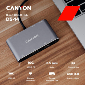  Canyon 8-in-1 USB-C (CNS-TDS14) 3