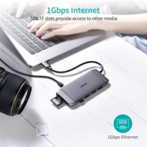  Choetech USB-C 9-in-1 (HUB-M15-GY) 9