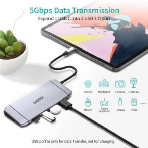  Choetech USB-C 9-in-1 (HUB-M15-GY) 10