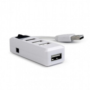 USB HUB Gembird USB-USB 4USB 2.0 UHB-U2P4-21 White 4