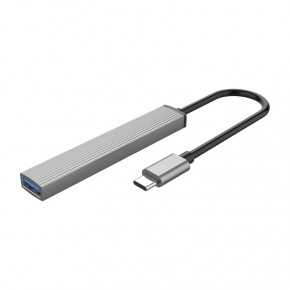 USB- ORICO Type-C - USB3.0, 2xUSB2.0, TF (AH-12F-GY-BP)