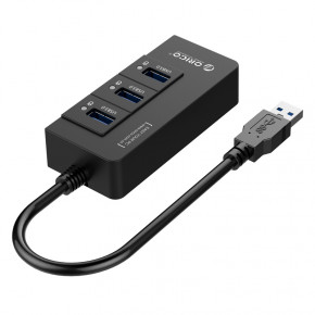  USB3.0 Orico (CA912742) HR01-U3-V1-BK-BP  3xUSB3.0 RJ45 3