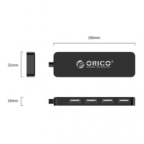  USB2.0 Orico (CA913237) FL01-BK-BP Black 4xUSB3.0 4