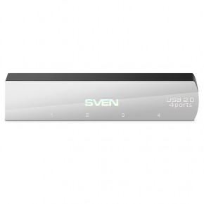 USB HUB Sven USB-USB 4USB 2.0 HB-891 Silver