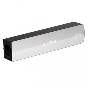 USB HUB Sven USB-USB 4USB 2.0 HB-891 Silver 6