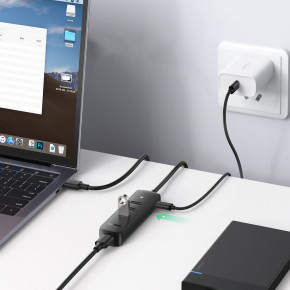 USB Hub UGREEN 4-port 1 USB 2.0 , CM416  (80657) 5