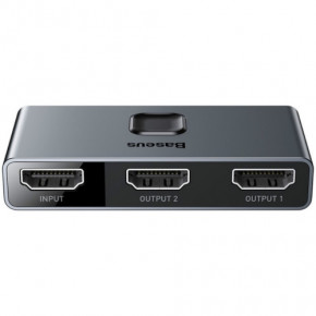 USB- Baseus Matrix HDMI Splitter Space Grey (CAHUB-BC0G)