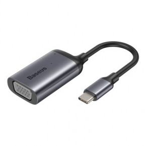 USB- Baseus Enjoyment Series Type-C to VGA+PD HUB Convertor Space Grey (CAHUB-O0G) 4