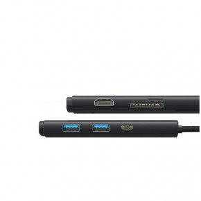  USB- Baseus Lite Series 6-Port Type-C Black (WKQX050001) (2)