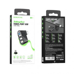 USB- Borofone DH3 Black (DH3) 4