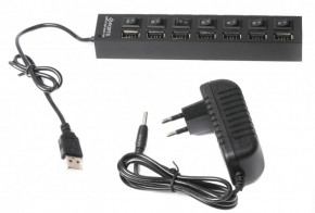 USB HUB Cablexpert USB-USB 7USB 2.0 Black (UHB-U2P7-03)