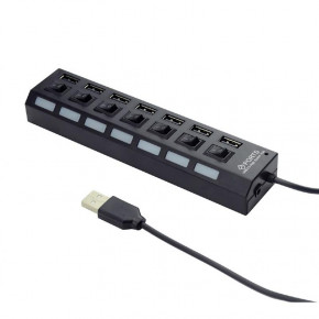 USB HUB Cablexpert USB-USB 7USB 2.0 Black (UHB-U2P7-03) 3