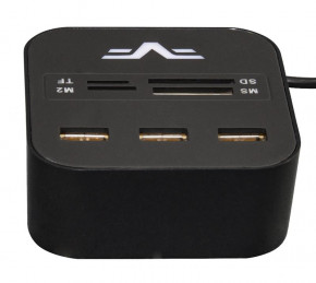  USB 2.0 Frime 3USB2.0 Black (FHC-AllinOne3p2B) 3