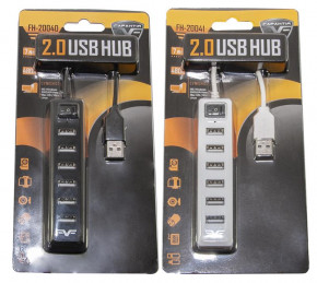  USB 2.0 Frime 7USB2.0 Black (FH-20040) 5