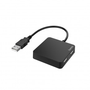 USB- Hama 4 Ports USB 2.0 Black (00200121)