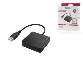 USB- Hama 4 Ports USB 2.0 Black (00200121) 3