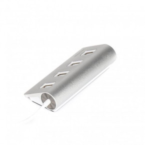  USB 2.0 Maxxter Silver HU2A-4P-01 3