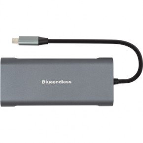 ������������ PowerPlant USB-C to 2xUSB 3.0, 1xUSB 2.0, 1xType-C (PD), HDMI, SD, RJ45 (CA913497)