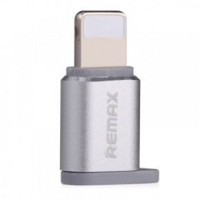  Visual RA-USB2 microUSB(F) to Lightning(M) Silver Remax 340905 3